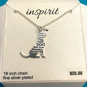NWT Dog necklace